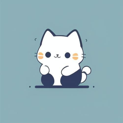 迷你招財(cái)貓情侶頭像