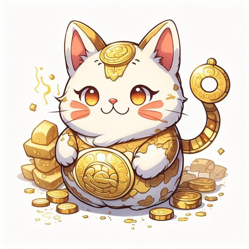 迷你招財(cái)貓情侶頭像
