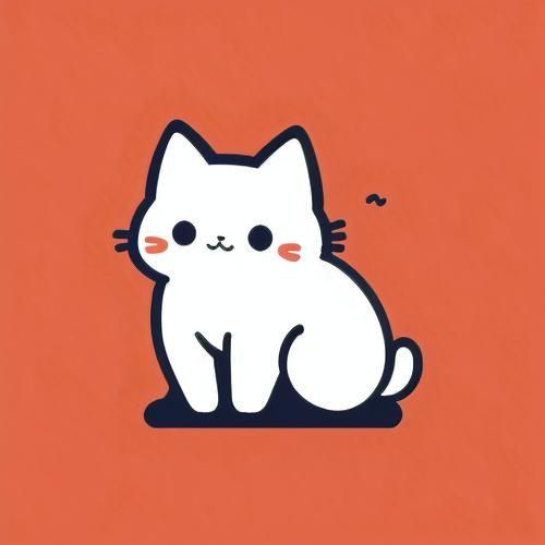 迷你招財(cái)貓情侶頭像