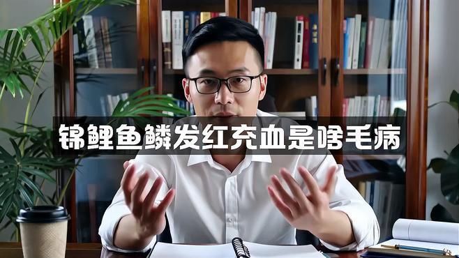 如何判斷錦鯉發紅是哪種原因？