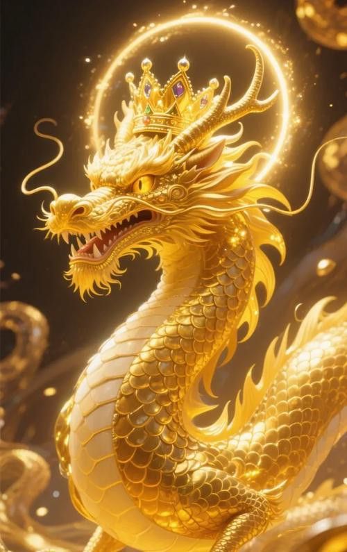 有沒有更多高清招財龍壁紙風格？