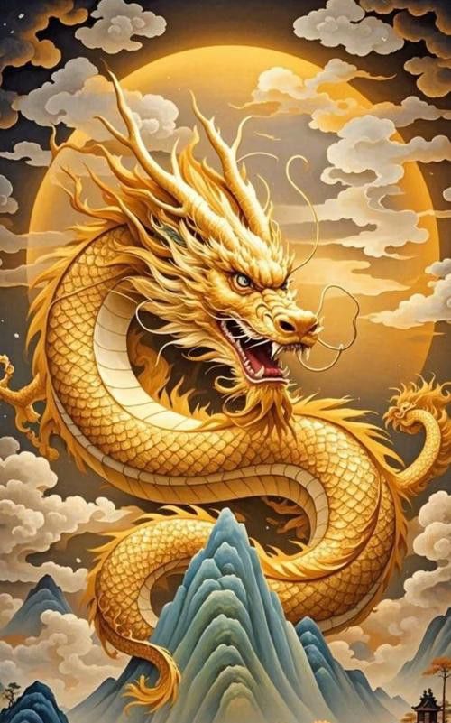 有沒有更多高清招財龍壁紙風格？