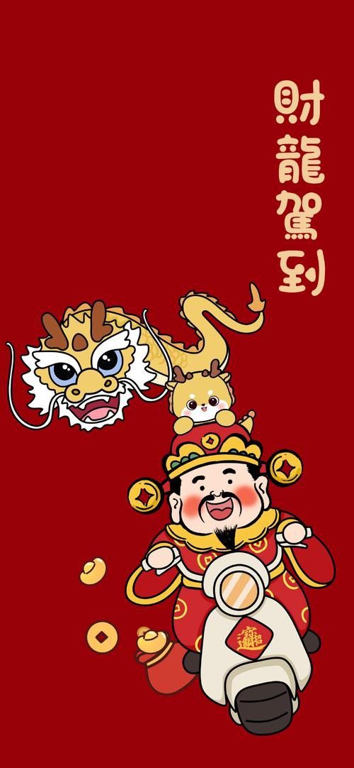 有沒有更多高清招財龍壁紙風格？