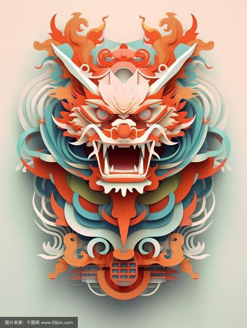 有哪些龍身幾何解構案例？ 有哪些龍身幾何解構案例？ 龍魚百科 第11張