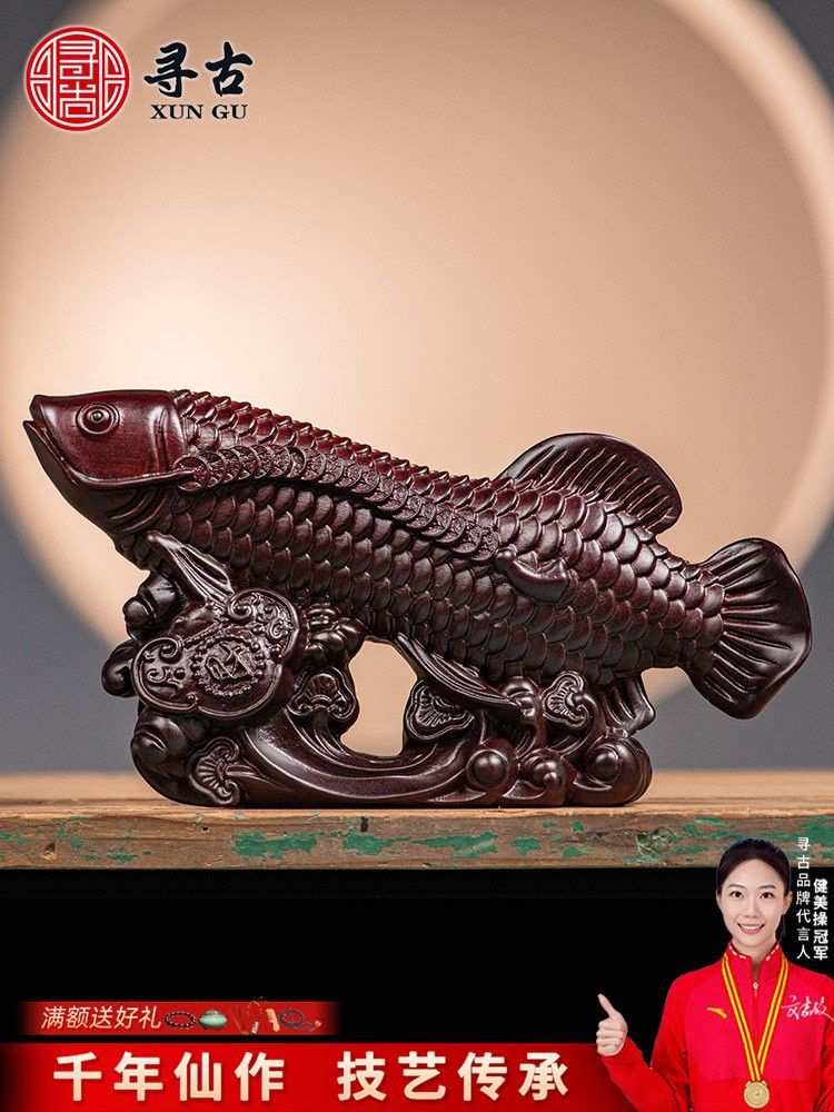 木雕金龍魚有哪些名家作品？ 木雕金龍魚有哪些名家作品？ 龍魚百科 第13張