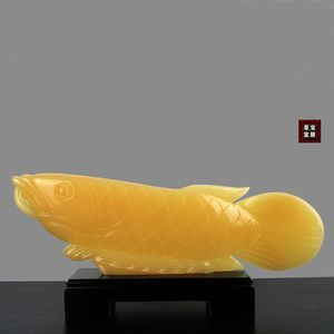 玉石吊墜金龍魚的寓意
