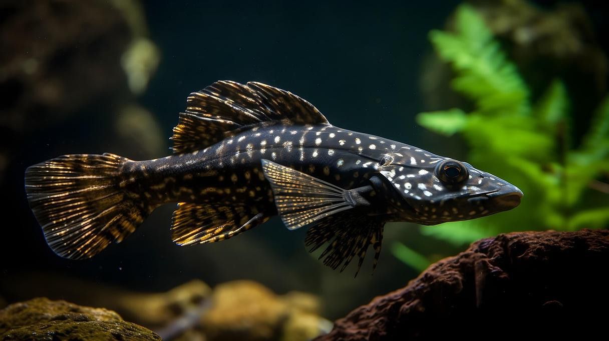 養曼龍魚怎么造景好看圖片