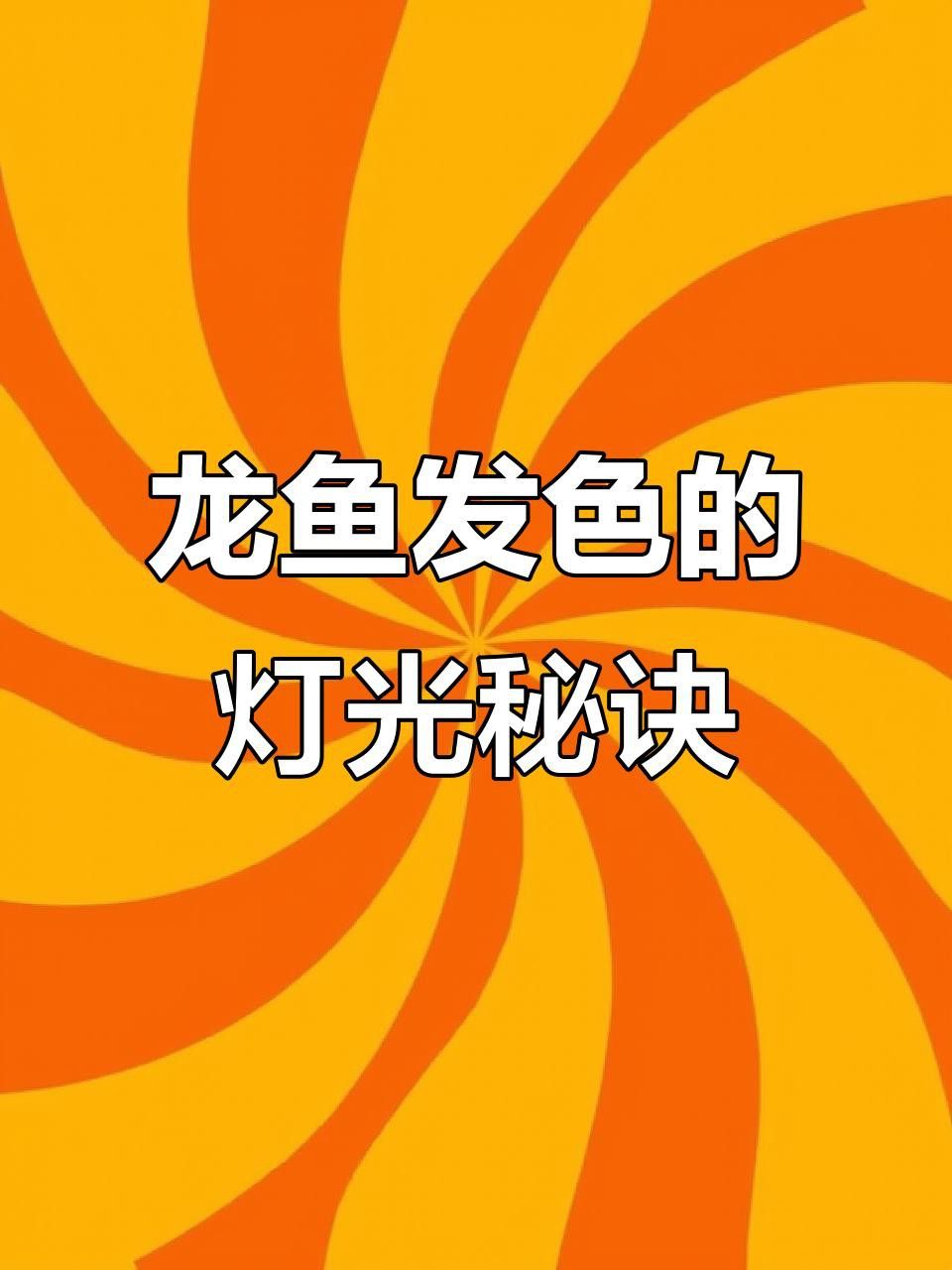 如何設置金龍魚缸的燈光