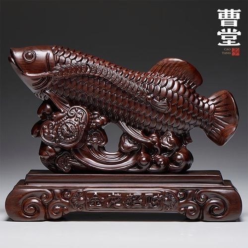 高端龍魚木雕有哪些名家作品？