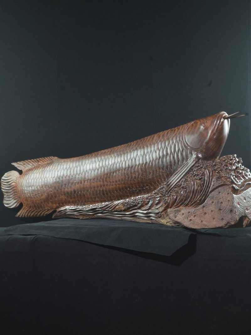 金龍魚雕刻圖片大全