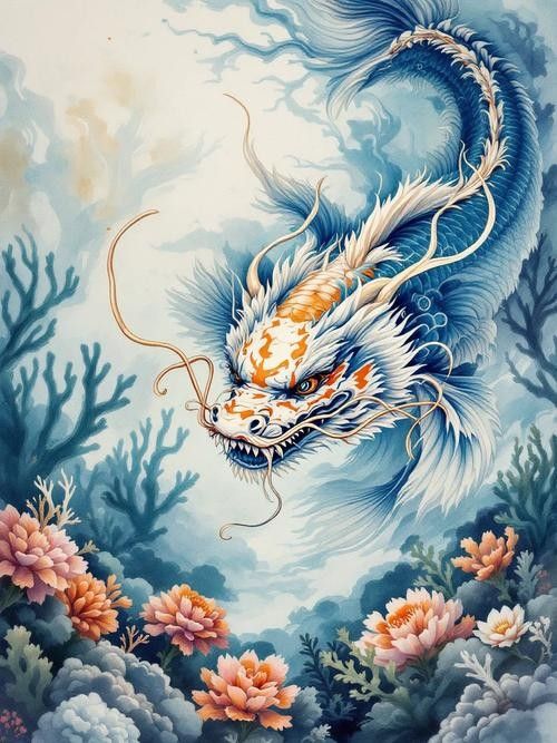 龍魚圖片壁紙可愛卡通