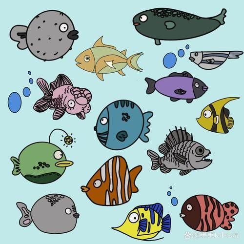 龍魚圖片壁紙可愛卡通