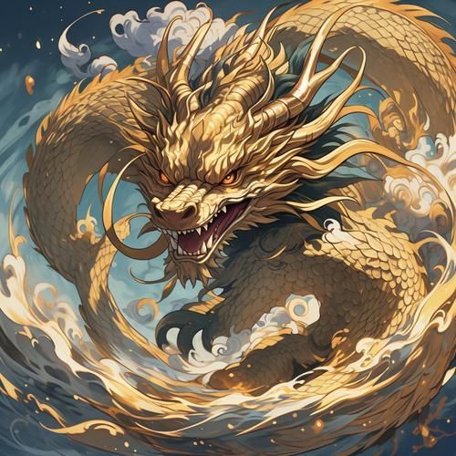 推薦一些經(jīng)典的聚財金龍圖片 推薦一些經(jīng)典的聚財金龍圖片 龍魚百科 第17張