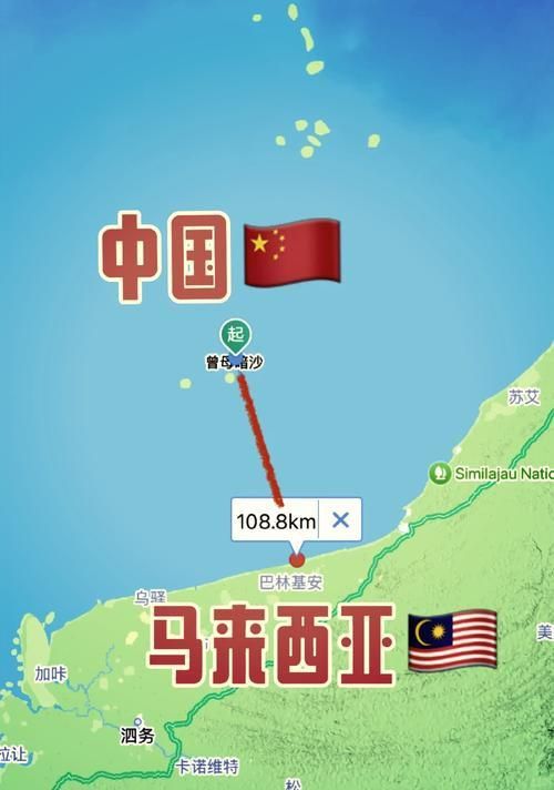 馬來西亞和中國位置圖