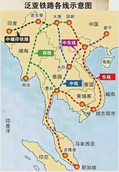 馬來西亞和中國位置圖