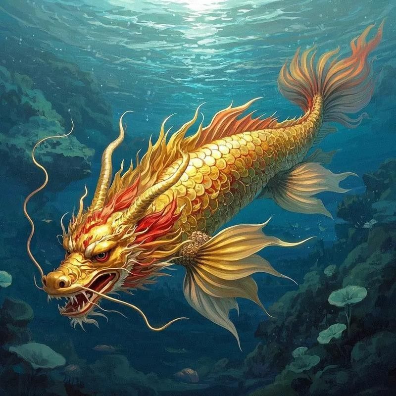 龍頭魚尾圖案有哪些變種形式？ 龍頭魚尾圖案有哪些變種形式？ 龍魚百科 第4張