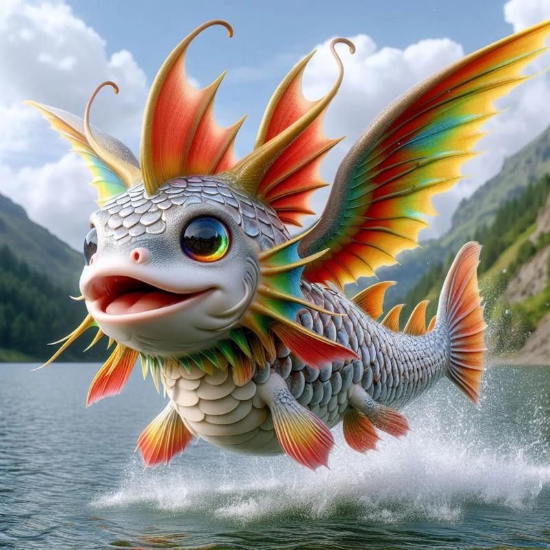 龍頭魚尾圖案有哪些變種形式？ 龍頭魚尾圖案有哪些變種形式？ 龍魚百科 第6張