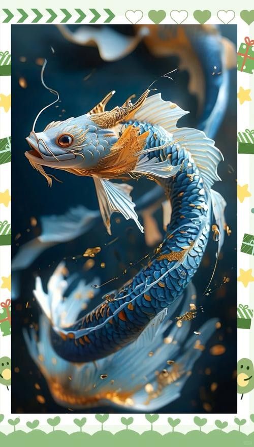 龍頭魚尾圖案有哪些變種形式？ 龍頭魚尾圖案有哪些變種形式？ 龍魚百科 第7張