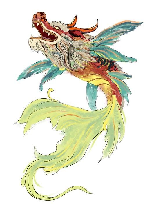 龍頭魚尾圖案有哪些變種形式？ 龍頭魚尾圖案有哪些變種形式？ 龍魚百科 第16張