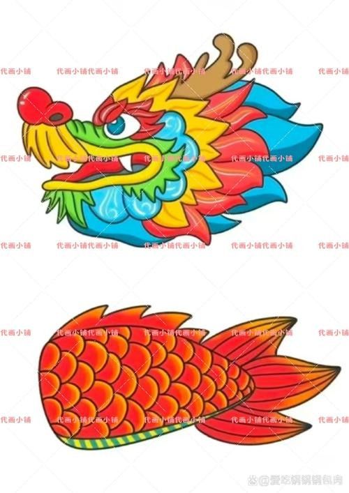 龍頭魚尾圖案有哪些變種形式？ 龍頭魚尾圖案有哪些變種形式？ 龍魚百科 第23張