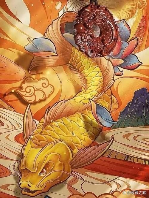 龍頭魚尾圖案有哪些變種形式？ 龍頭魚尾圖案有哪些變種形式？ 龍魚百科 第22張