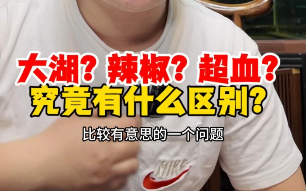 如何判斷大湖紅龍和辣椒紅龍的純度？