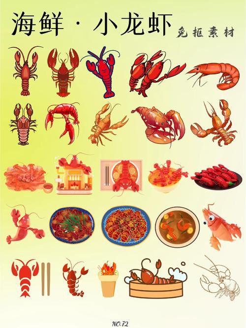 有沒有創(chuàng)意手繪龍蝦圖片？