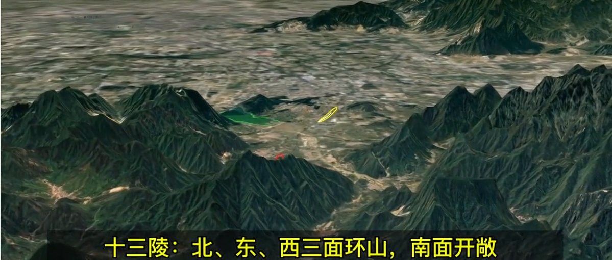 哪里可以找到十三陵風水龍脈圖？