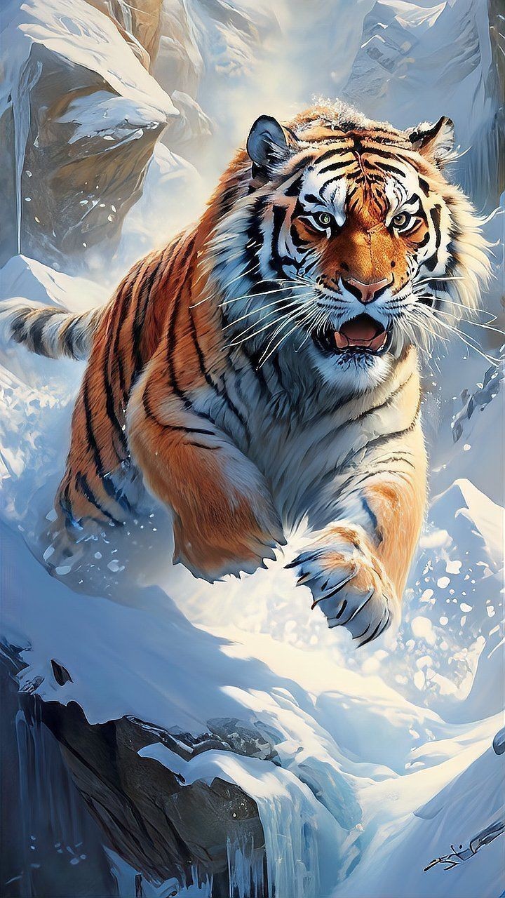 老虎壁紙4k超清全屏