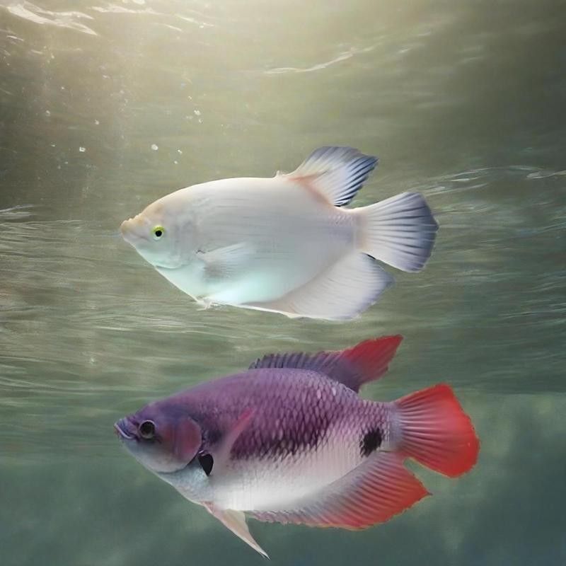 龍魚和戰船魚能混養嗎圖片