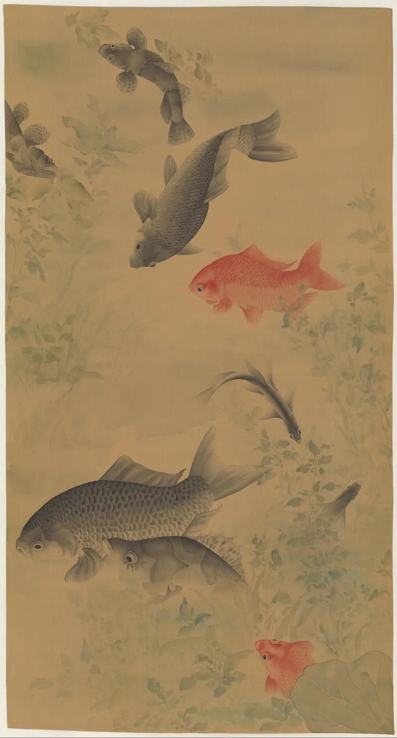 九龍魚(yú)國(guó)畫(huà) 九龍魚(yú)國(guó)畫(huà) 龍魚(yú)百科 第8張
