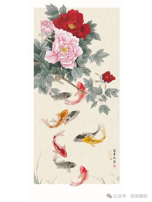 九龍魚(yú)國(guó)畫(huà) 九龍魚(yú)國(guó)畫(huà) 龍魚(yú)百科 第12張