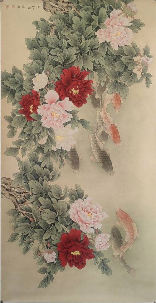 九龍魚(yú)國(guó)畫(huà) 九龍魚(yú)國(guó)畫(huà) 龍魚(yú)百科 第23張