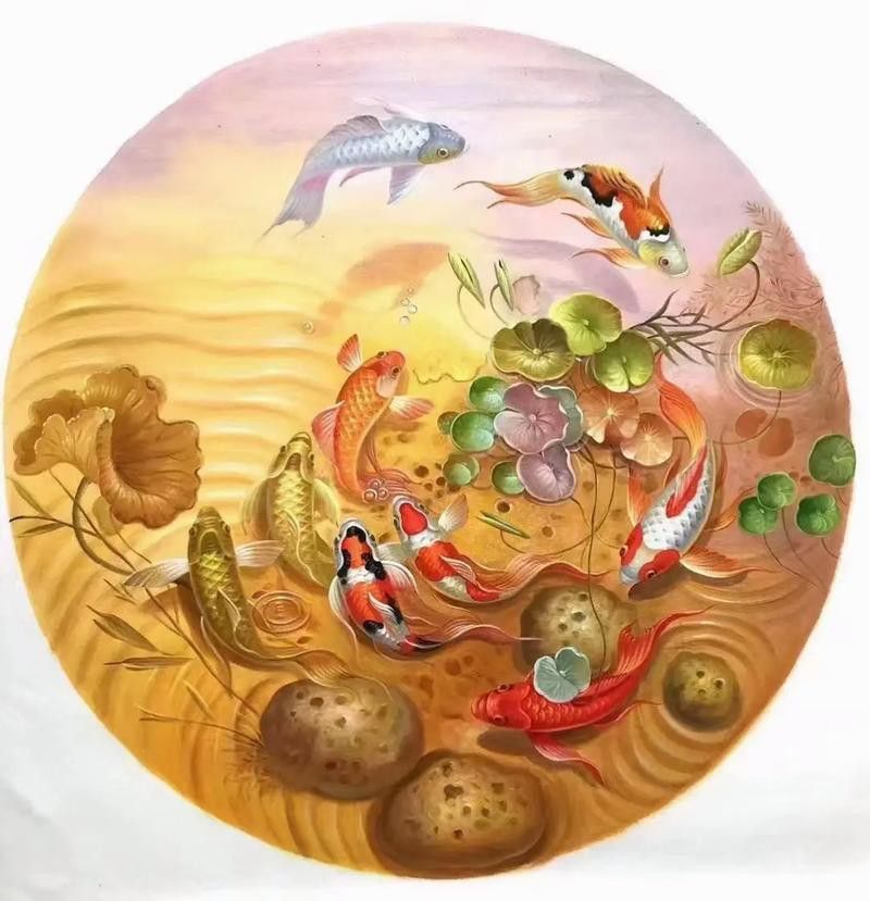 九龍魚(yú)國(guó)畫(huà) 九龍魚(yú)國(guó)畫(huà) 龍魚(yú)百科 第37張