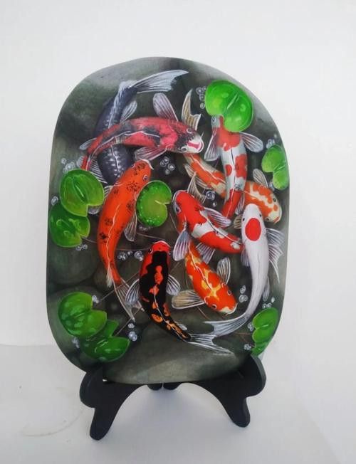 九龍魚(yú)國(guó)畫(huà) 九龍魚(yú)國(guó)畫(huà) 龍魚(yú)百科 第45張