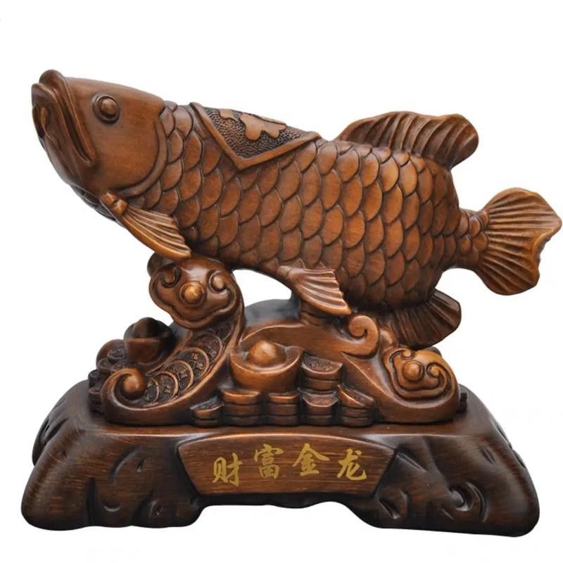 木雕金龍魚參考圖片