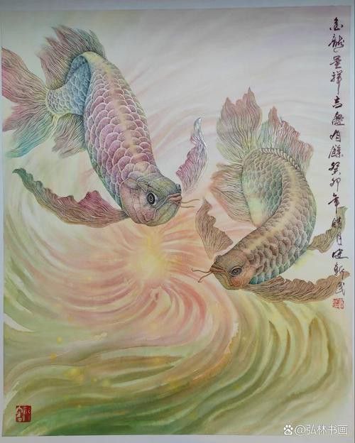 金龍魚的畫法簡筆畫