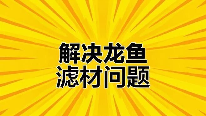 龍魚用什么過濾器