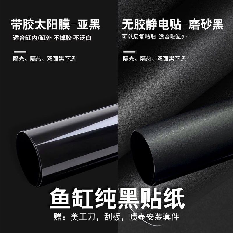 雷龍魚魚缸背景貼紙幾面好