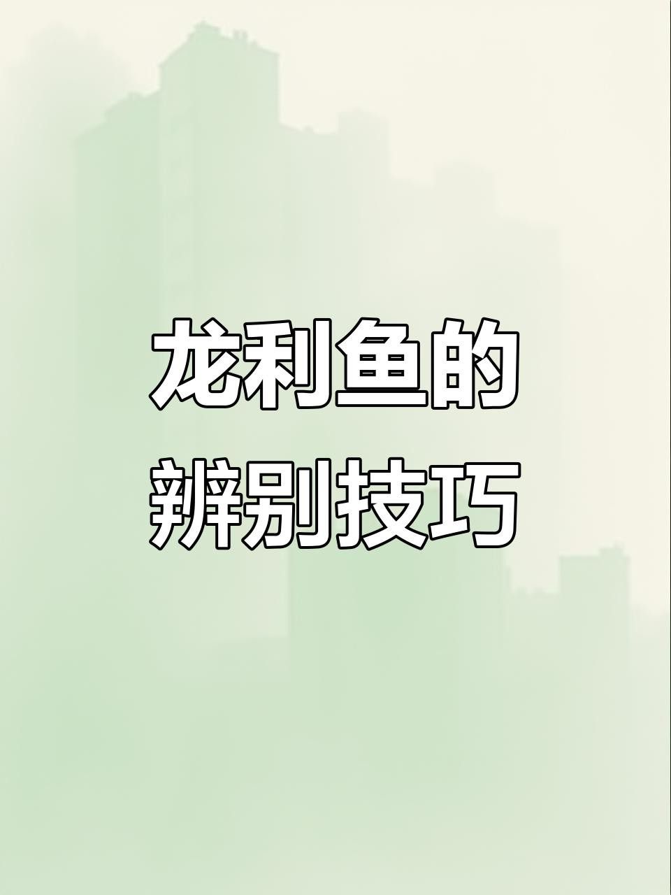 如何挑選龍利魚？