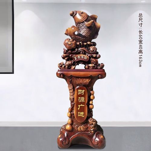 根雕金龍魚圖片大全