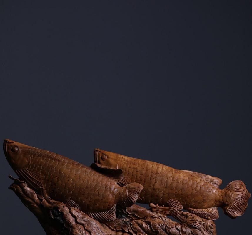 根雕金龍魚圖片大全