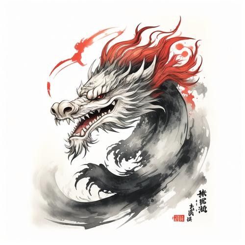 龍頭插畫欣賞 龍頭插畫欣賞 龍魚百科 第8張