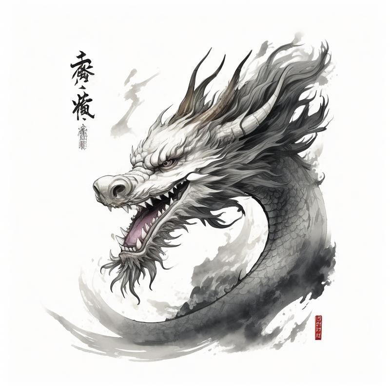 龍頭插畫欣賞 龍頭插畫欣賞 龍魚百科 第1張