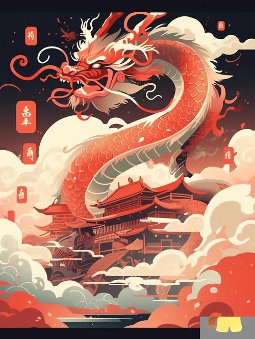 龍頭插畫欣賞 龍頭插畫欣賞 龍魚百科 第5張