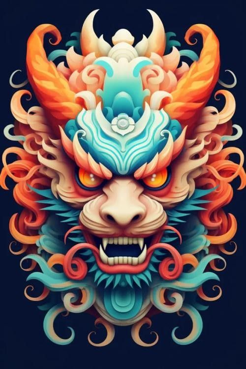 龍頭插畫欣賞 龍頭插畫欣賞 龍魚百科 第15張