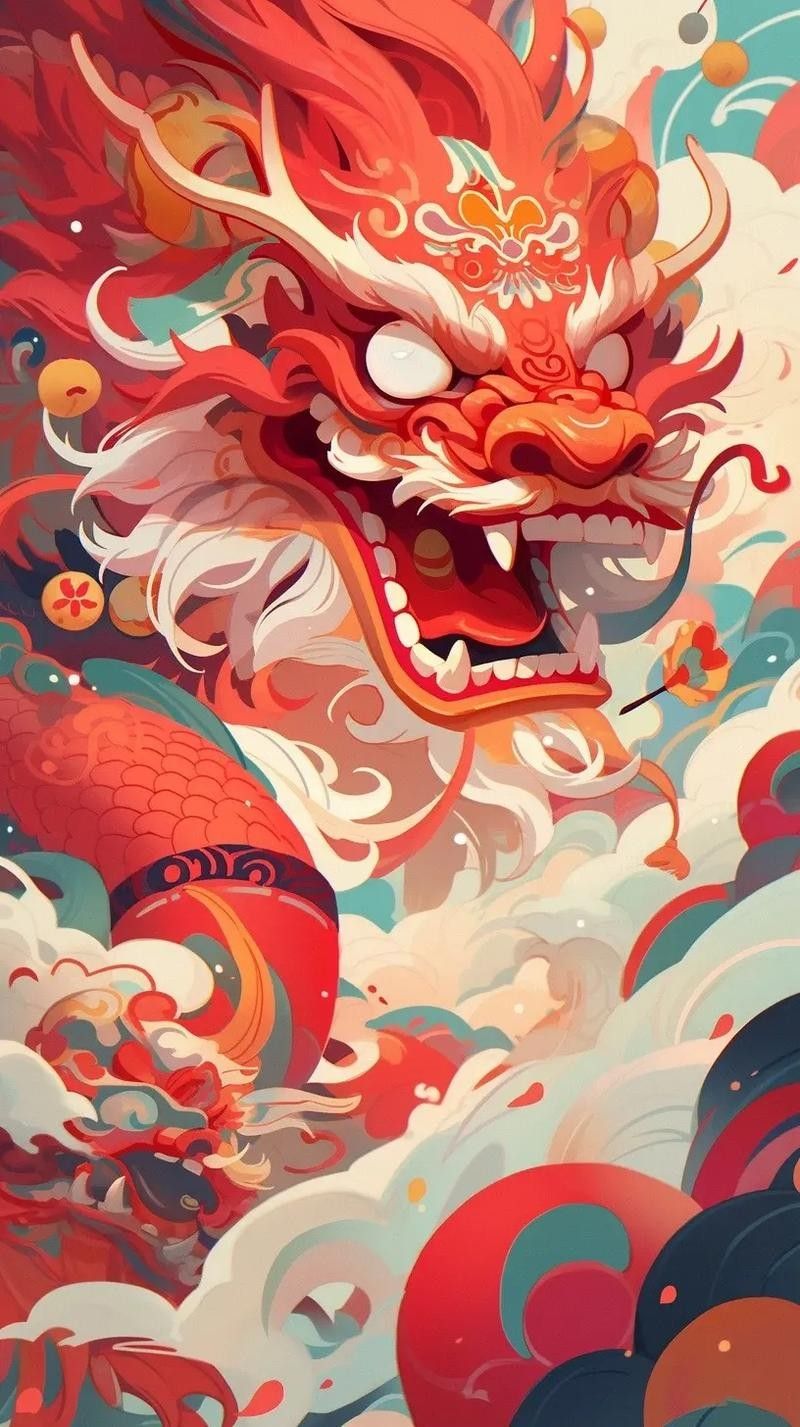 龍頭插畫欣賞 龍頭插畫欣賞 龍魚百科 第2張