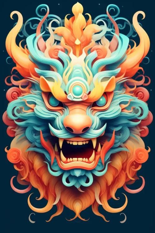 龍頭插畫欣賞 龍頭插畫欣賞 龍魚百科 第17張