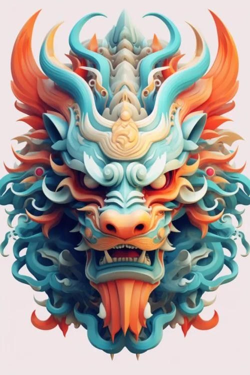 龍頭插畫欣賞 龍頭插畫欣賞 龍魚百科 第24張