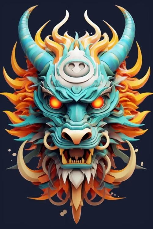 龍頭插畫欣賞 龍頭插畫欣賞 龍魚百科 第27張